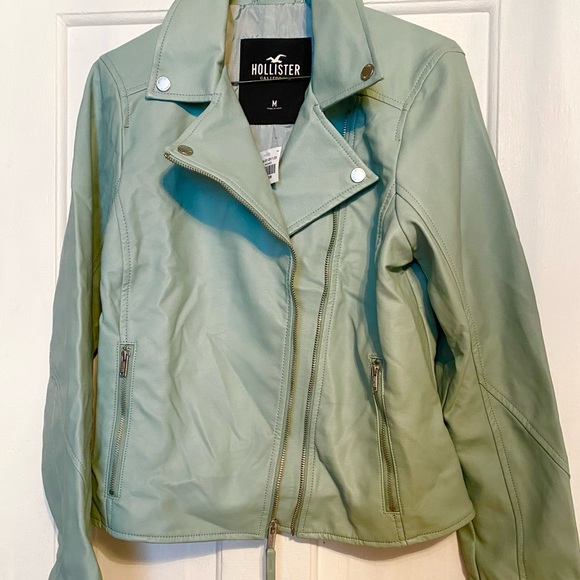 Hollister faux-leather biker jacket - Picture 2 of 2